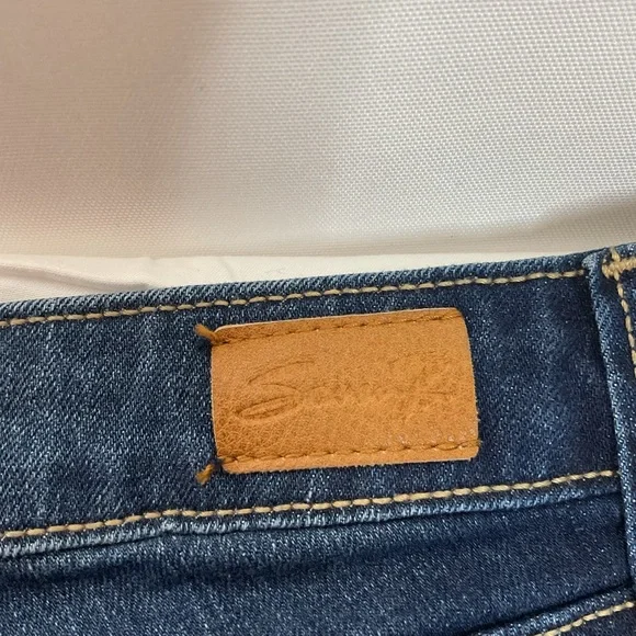 Seven7 Dark Blue Jean Shorts - Picture 7 of 7